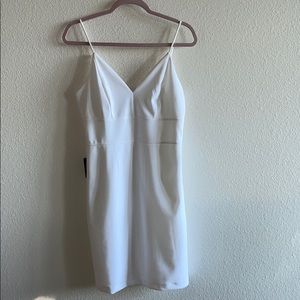 white bodycon dress!